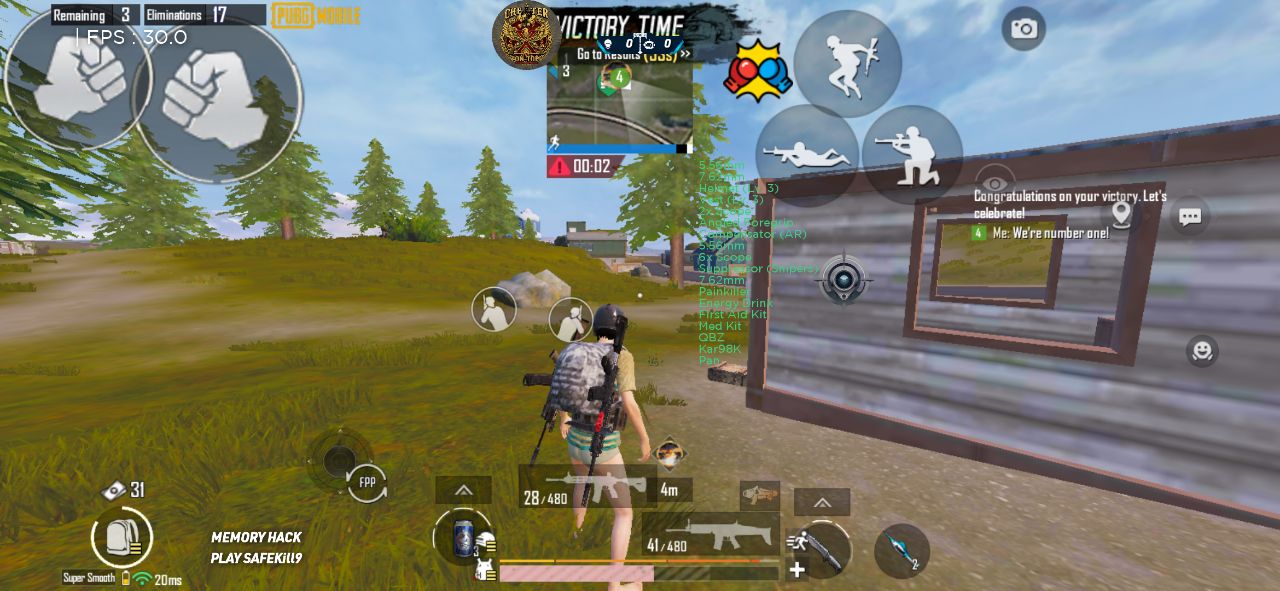 PUBG Mobile Hack 4.1 (Unlimited UC/Aimbot/MOD Menu) screenshot