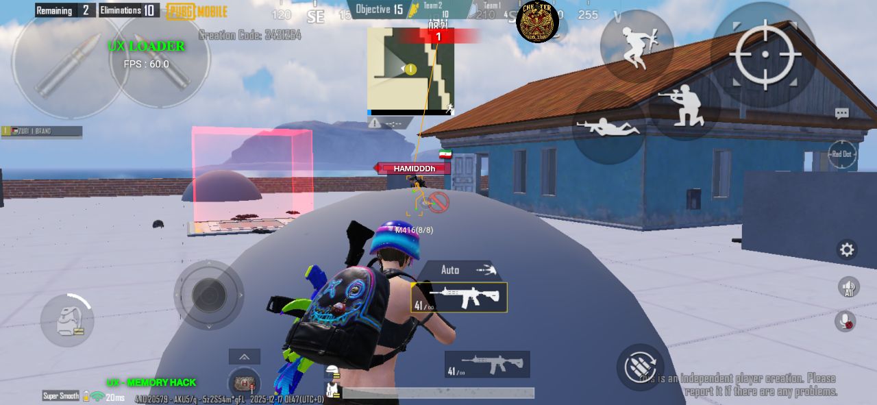 PUBG Mobile Hack 4.1 (Unlimited UC/Aimbot/MOD Menu) screenshot